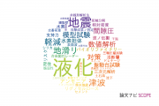 【論文データ】liquefaction（液化）の国内研究動向まとめ