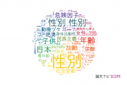 【論文データ】gender（性別）の国内研究動向まとめ