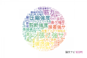 【論文データ】strengthの国内研究動向まとめ
