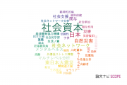 【論文データ】social capital（社会資本）の国内研究動向まとめ