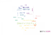 【論文データ】DNA microarray（DNAマイクロアレイ）の国内研究動向まとめ
