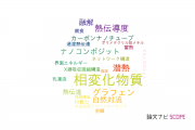 【論文データ】phase change material（相変化物質）の国内研究動向まとめ
