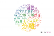 【論文データ】segregation（分離）の国内研究動向まとめ