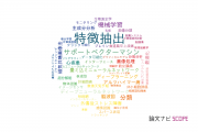 【論文データ】feature extraction（特徴抽出）の国内研究動向まとめ