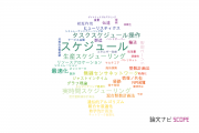 【論文データ】scheduling（スケジュール）の国内研究動向まとめ
