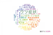 【論文データ】depressive symptoms（うつ症状）の国内研究動向まとめ