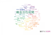 【論文データ】structure-activity relationship（構造活性相関）の国内研究動向まとめ