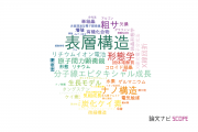 【論文データ】surface structure（表層構造）の国内研究動向まとめ