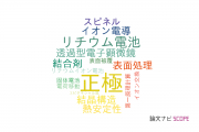 【論文データ】positive electrode（正極）の国内研究動向まとめ