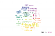 【論文データ】photocatalytic activity（光触媒活性）の国内研究動向まとめ