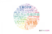 【論文データ】evaluation（評価）の国内研究動向まとめ