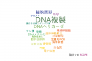 【論文データ】DNA replication（DNA複製）の国内研究動向まとめ