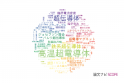 【論文データ】superconductor（超伝導体）の国内研究動向まとめ