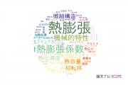 【論文データ】thermal expansion（熱膨張）の国内研究動向まとめ