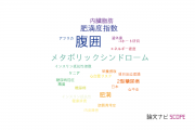 【論文データ】waist circumference（腹囲）の国内研究動向まとめ