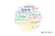【論文データ】restenosis（再狭窄）の国内研究動向まとめ