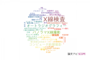 【論文データ】radiography（X線検査）の国内研究動向まとめ