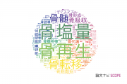 【論文データ】bone（骨）の国内研究動向まとめ