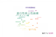 【論文データ】progressive supranuclear palsy（進行性核上性麻痺）の国内研究動向まとめ