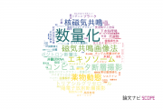 【論文データ】quantification（数量化）の国内研究動向まとめ