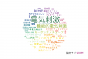 【論文データ】electrical stimulation（電気刺激）の国内研究動向まとめ