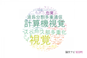 【論文データ】vision（視覚）の国内研究動向まとめ