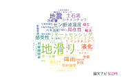 【論文データ】landslide（地滑り）の国内研究動向まとめ