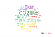 【論文データ】CO2 emission（CO2排出）の国内研究動向まとめ
