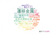 【論文データ】transition metals（遷移金属）の国内研究動向まとめ