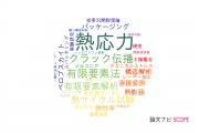 【論文データ】thermal stress（熱応力）の国内研究動向まとめ