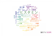 【論文データ】histamine（ヒスタミン）の国内研究動向まとめ