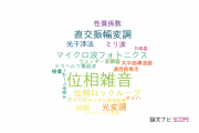 【論文データ】phase noise（位相雑音）の国内研究動向まとめ