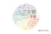 【論文データ】polysaccharide（多糖）の国内研究動向まとめ