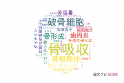 【論文データ】bone resorption（骨吸収）の国内研究動向まとめ