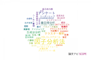 【論文データ】factor analysis（因子分析法）の国内研究動向まとめ