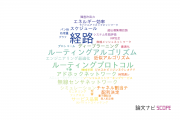 【論文データ】routing（経路）の国内研究動向まとめ