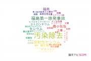 【論文データ】decontamination（汚染除去）の国内研究動向まとめ