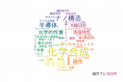 【論文データ】chemical synthesis（化学合成）の国内研究動向まとめ