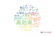 【論文データ】high efficiency（高効率）の国内研究動向まとめ