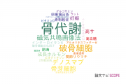 【論文データ】bone metabolism（骨代謝）の国内研究動向まとめ