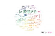 【論文データ】regioselectivity（位置選択性）の国内研究動向まとめ