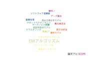 【論文データ】EM algorithm（EMアルゴリズム）の国内研究動向まとめ