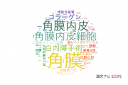 【論文データ】cornea（角膜）の国内研究動向まとめ