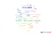 【論文データ】nitric oxide synthase（NO合成酵素）の国内研究動向まとめ