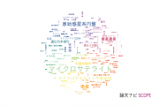 【論文データ】satellite（衛星）の国内研究動向まとめ