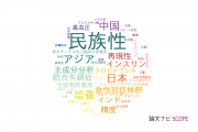 【論文データ】ethnicity（民族性）の国内研究動向まとめ