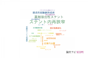 【論文データ】in-stent restenosis（ステント内再狭窄）の国内研究動向まとめ