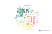 【論文データ】supercritical water（超臨界水）の国内研究動向まとめ