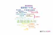 【論文データ】colorectal surgery（直腸結腸外科）の国内研究動向まとめ