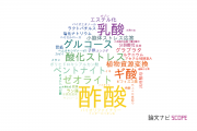 【論文データ】acetic acid（酢酸）の国内研究動向まとめ